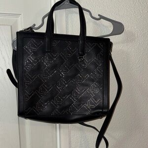 Karl Lagerfeld Black Studded Tote